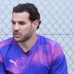 Theo Hernandez intervistato in panchina