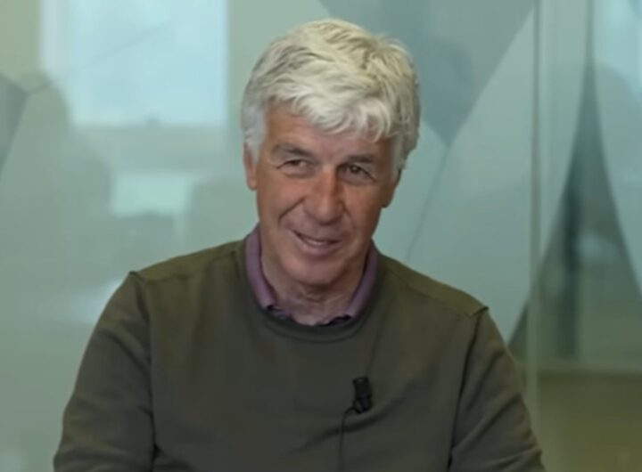 Gasperini durante una intervista
